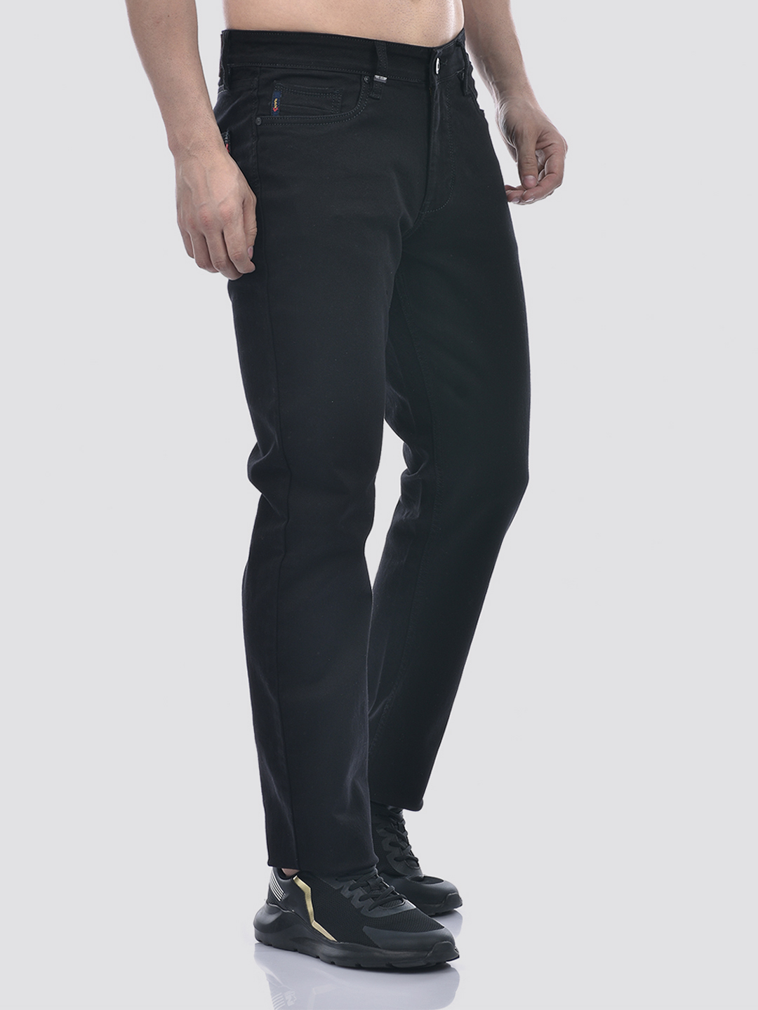 Numero Uno Men Solid Black Jeans